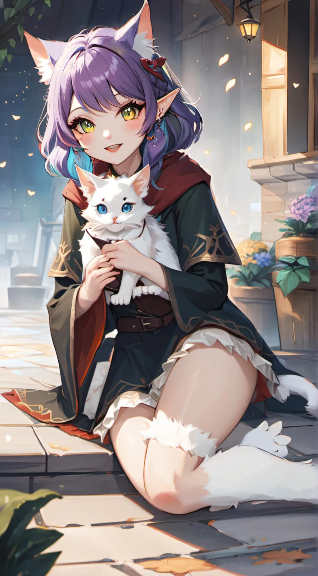 ai character: Melanie  background