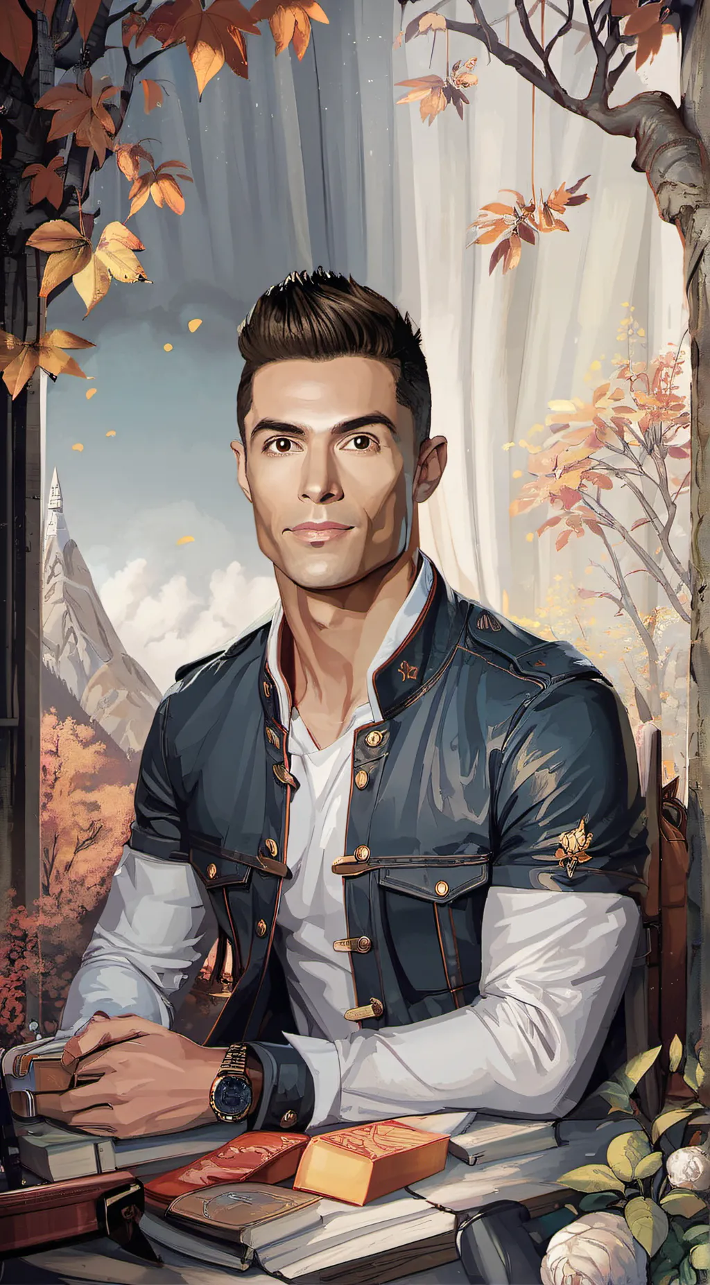 ai character: Ronaldo background
