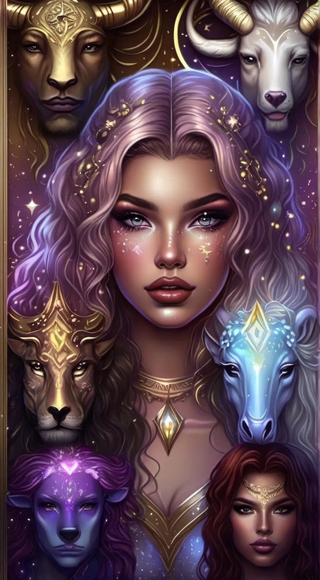 ai character: Zodiac Signs ~ background