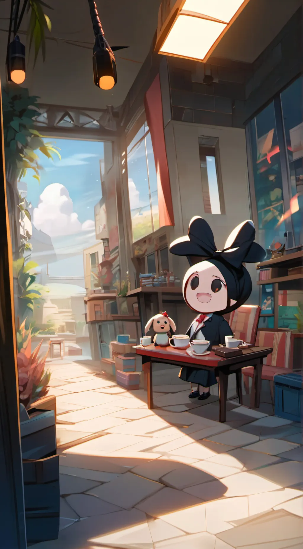 ai character: toy Bonnie background