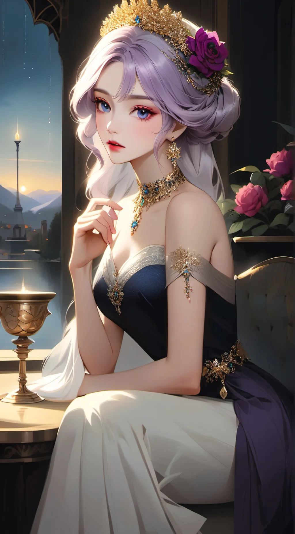 ai character: Princess Eleanor  background