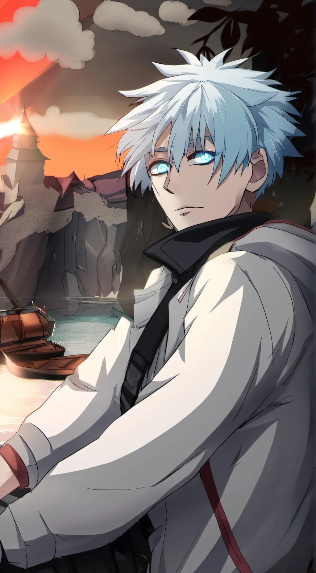 ai character: gojo satoru background