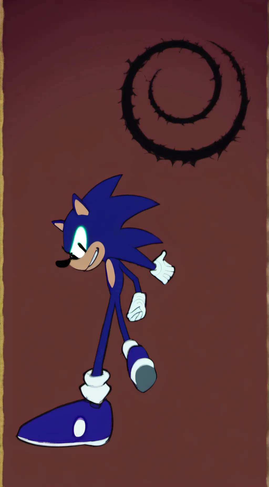 ai character: Drip AU Sonic background