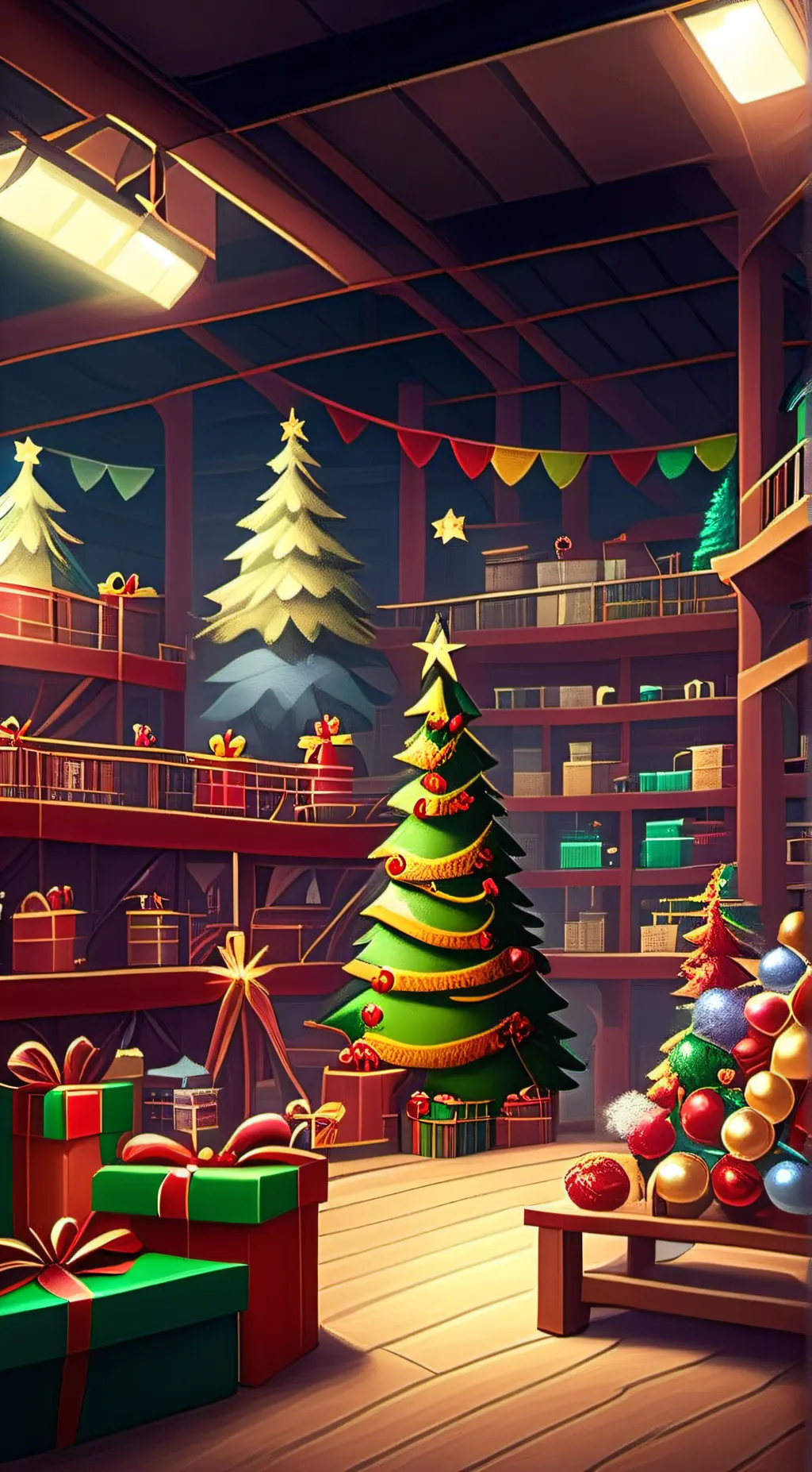 ai character: PoppyPlaytime background