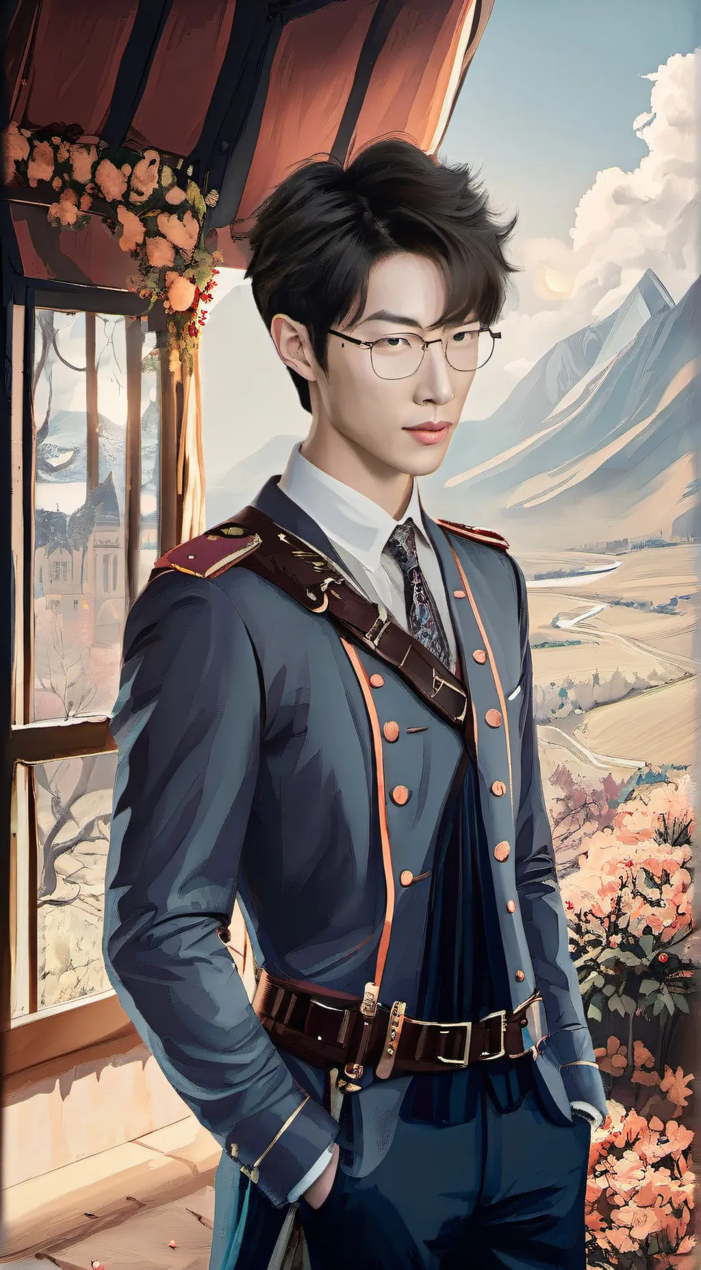 ai character: zhan lao  background