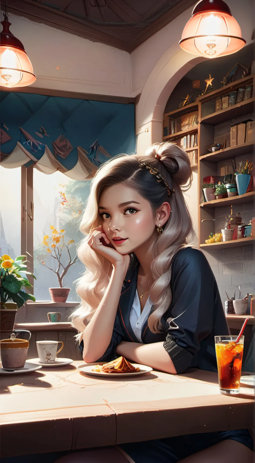 ai character: Arietey background