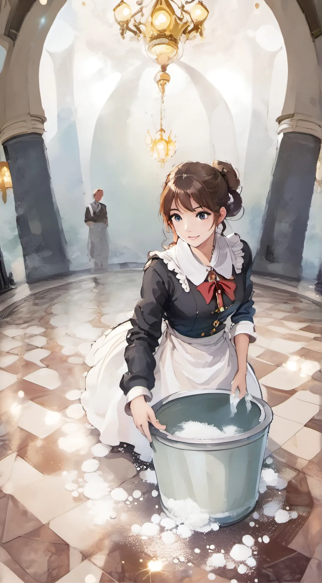 ai character: Magical Maid background