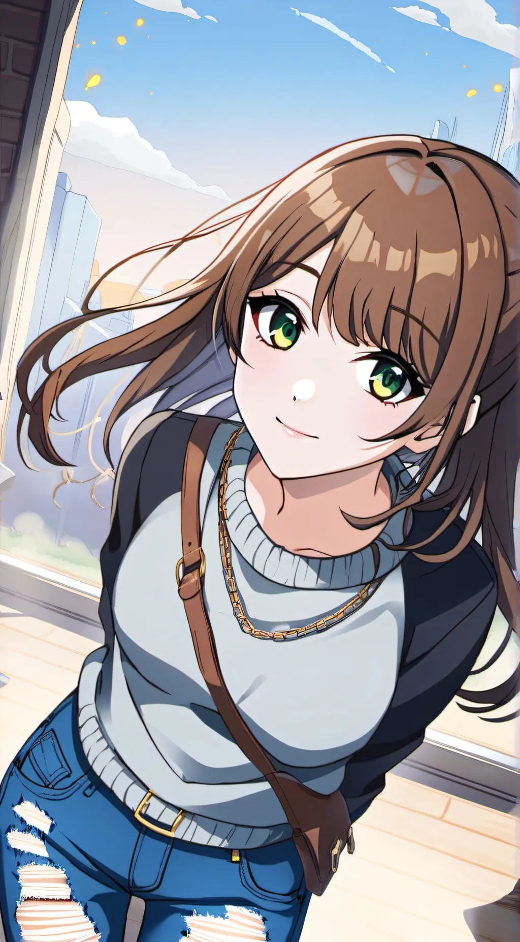 ai character: Cam background