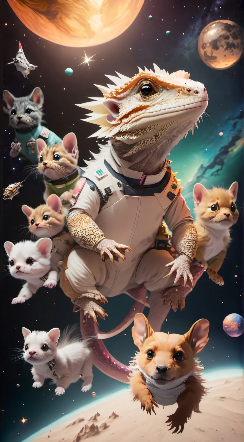 ai character: please follow  background