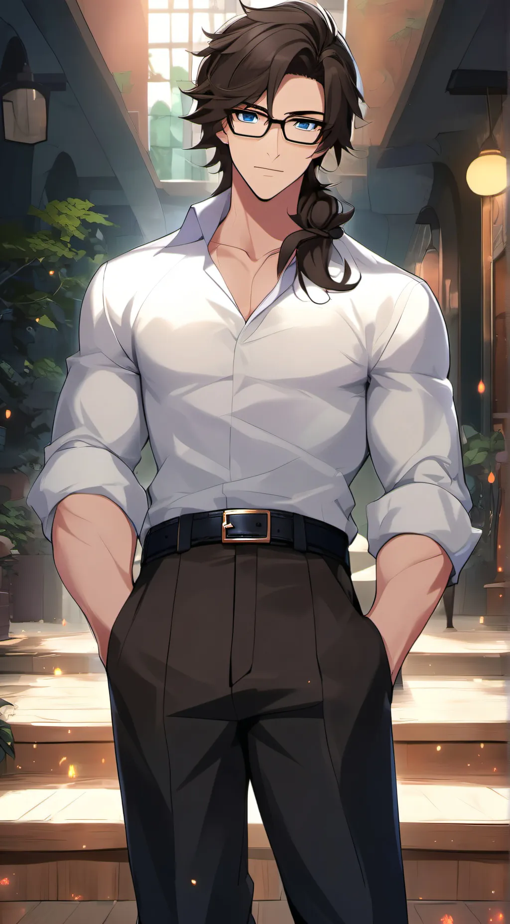 ai character: Max background