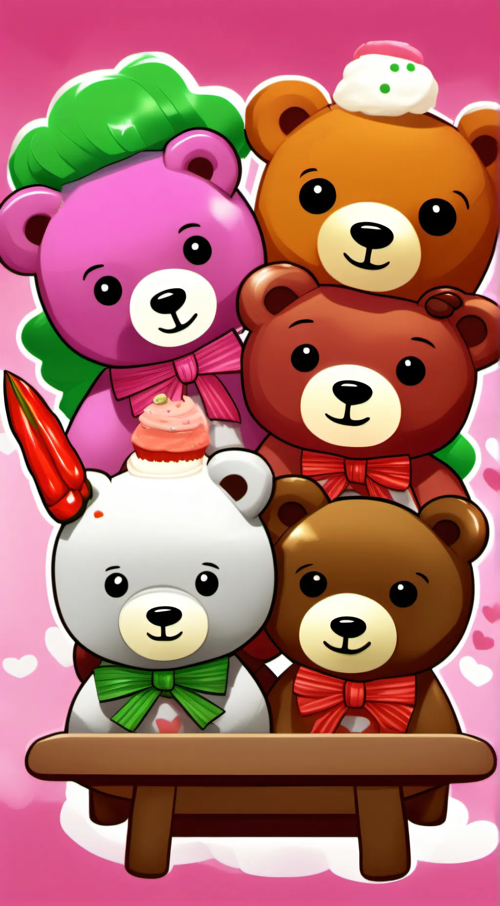 ai character: flavor frenzy  background