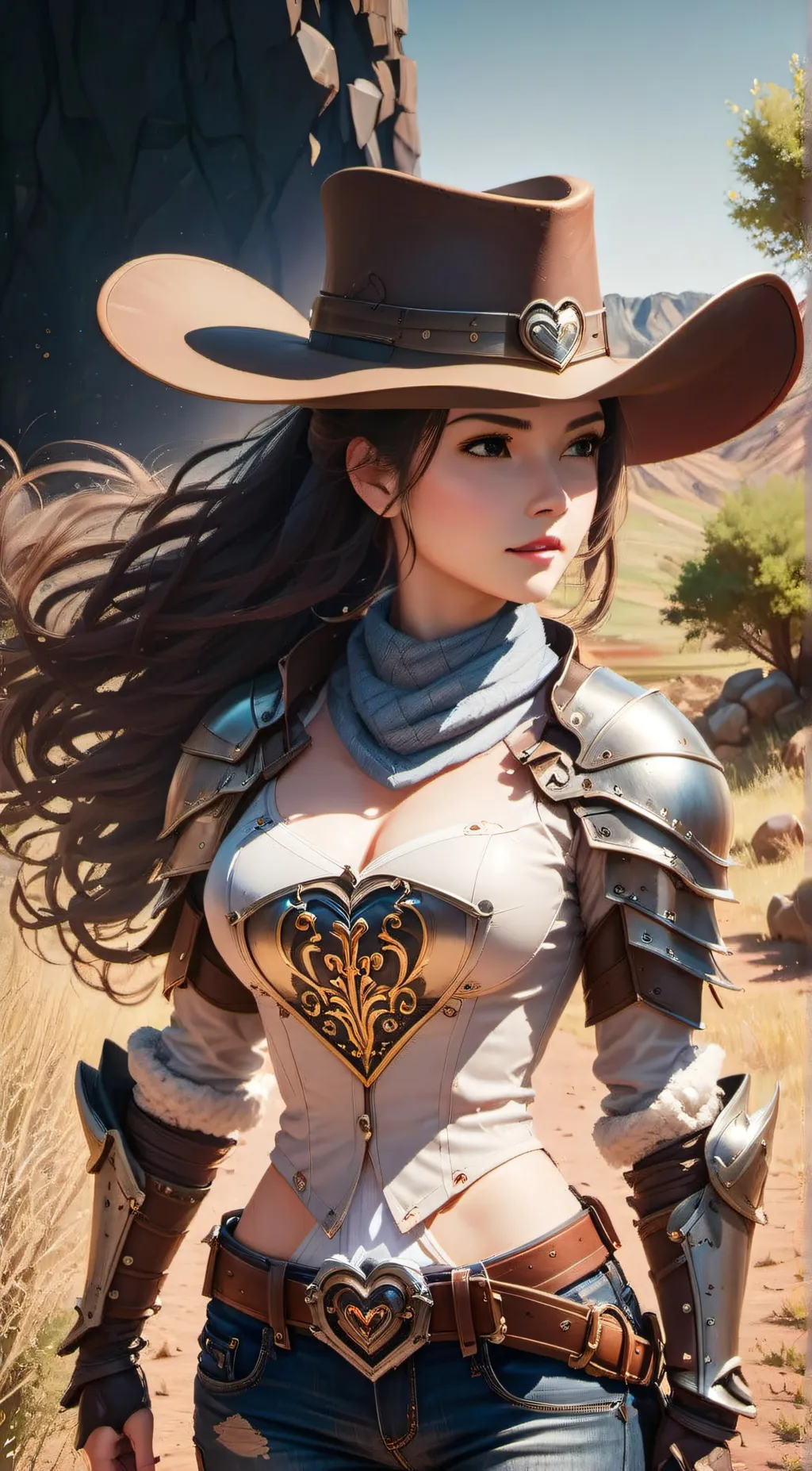 ai character: Rose background