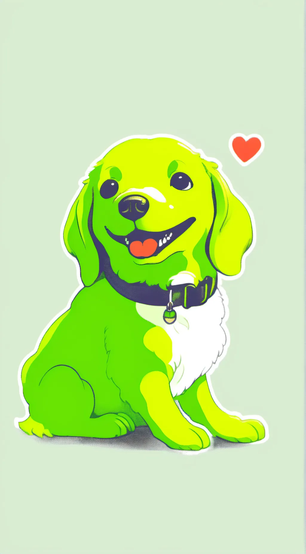 ai character: peppertheslimepup background
