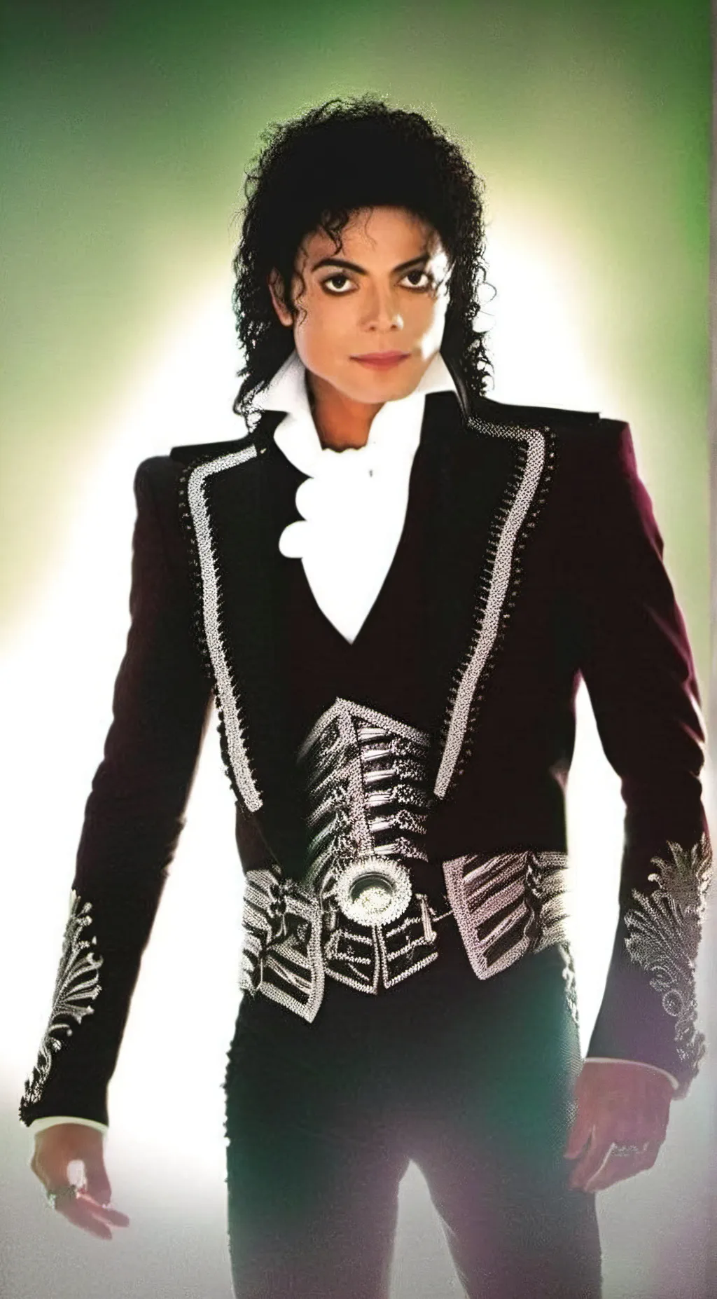 ai character: Michael Jackson  background