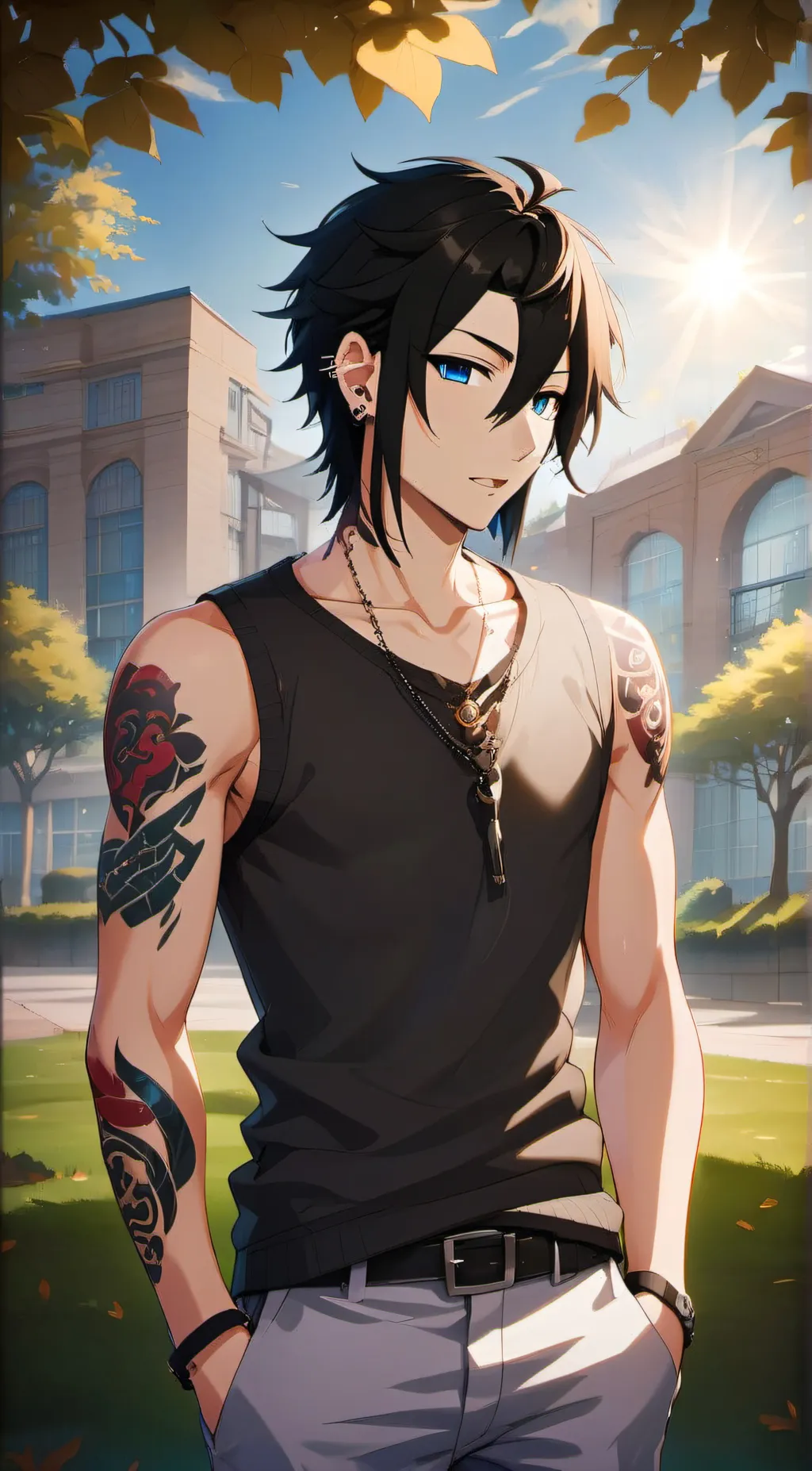 ai character: Sato background