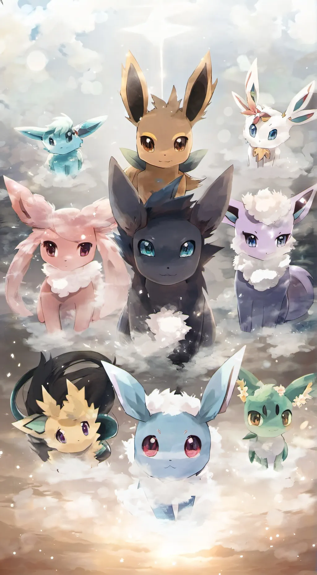 ai character: Eeveelution squad  background