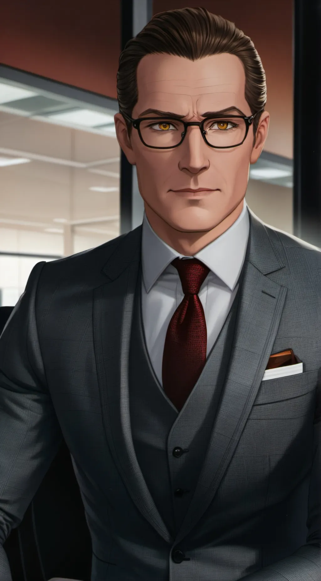 ai character: Charles Offdensen  background