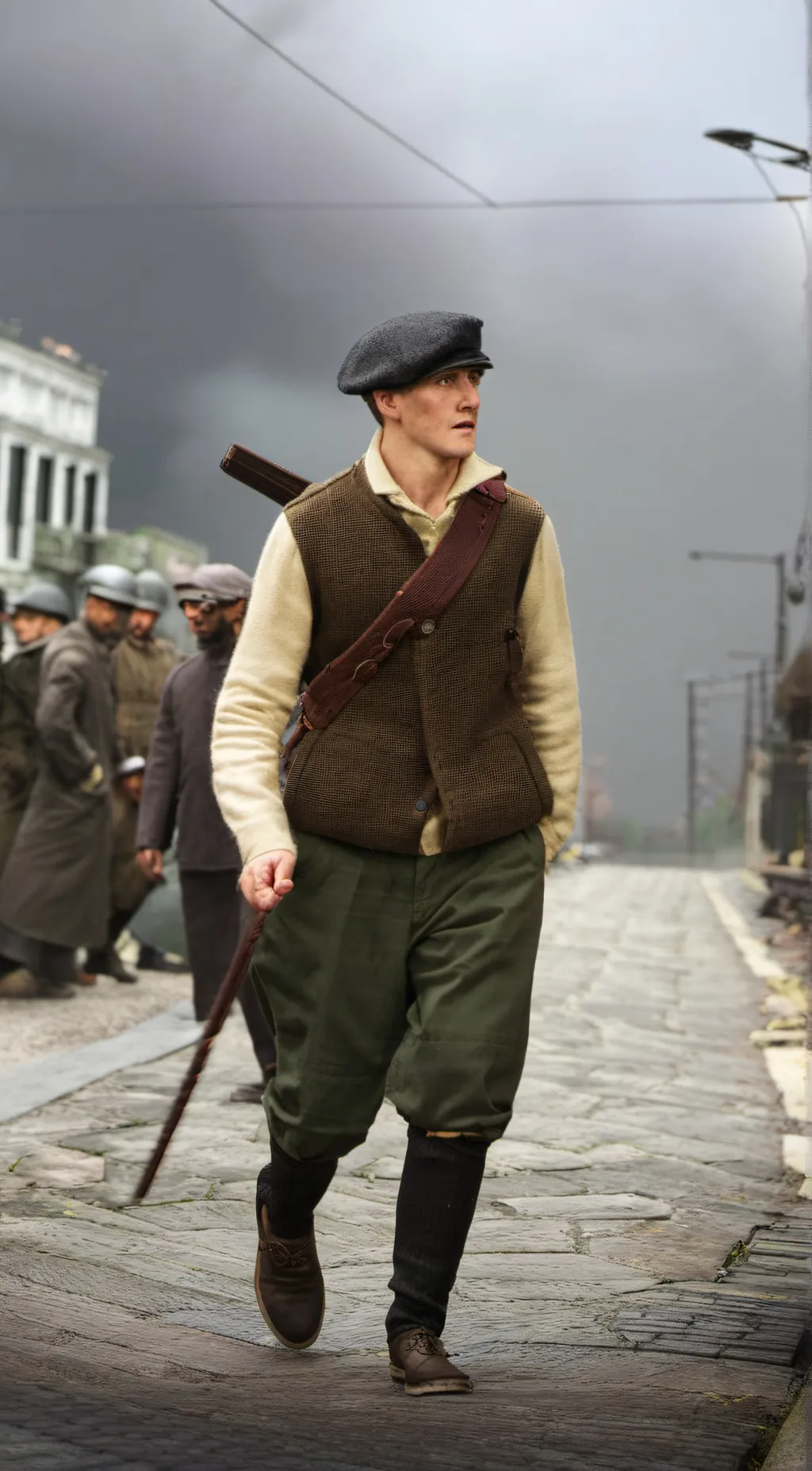 ai character: Night time background