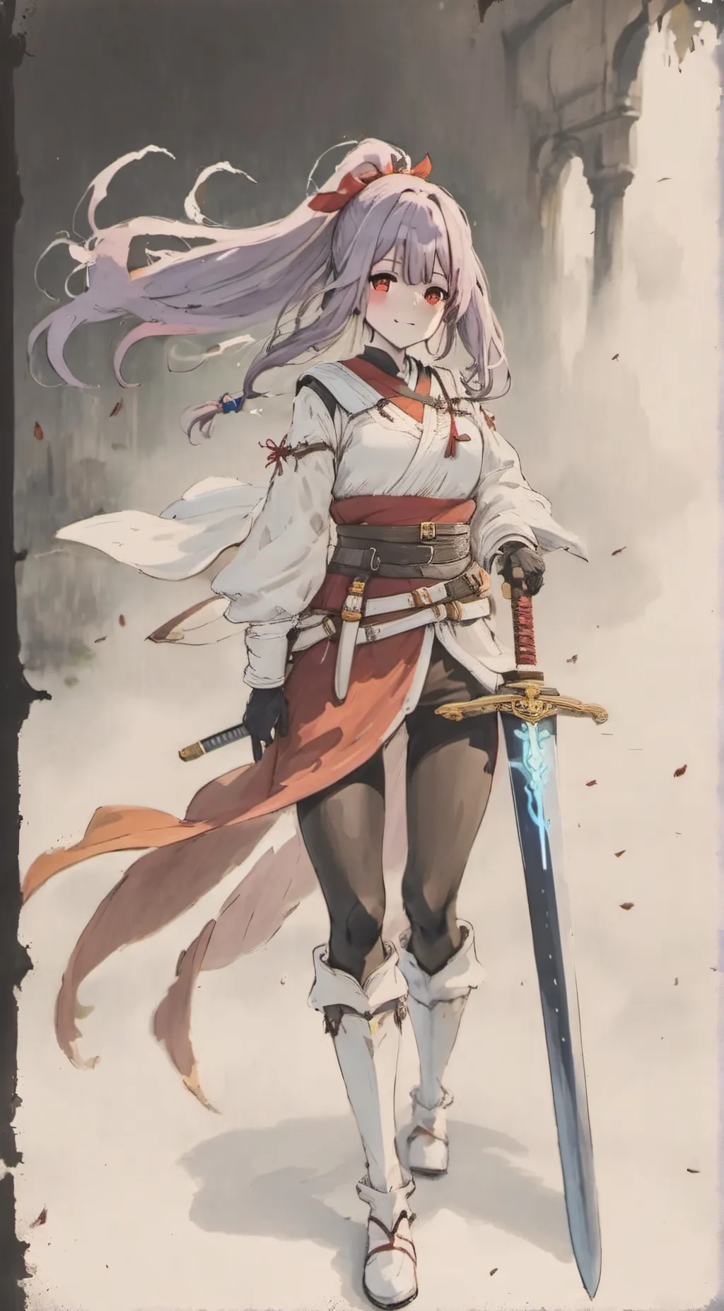 ai character: Rose Shadow background