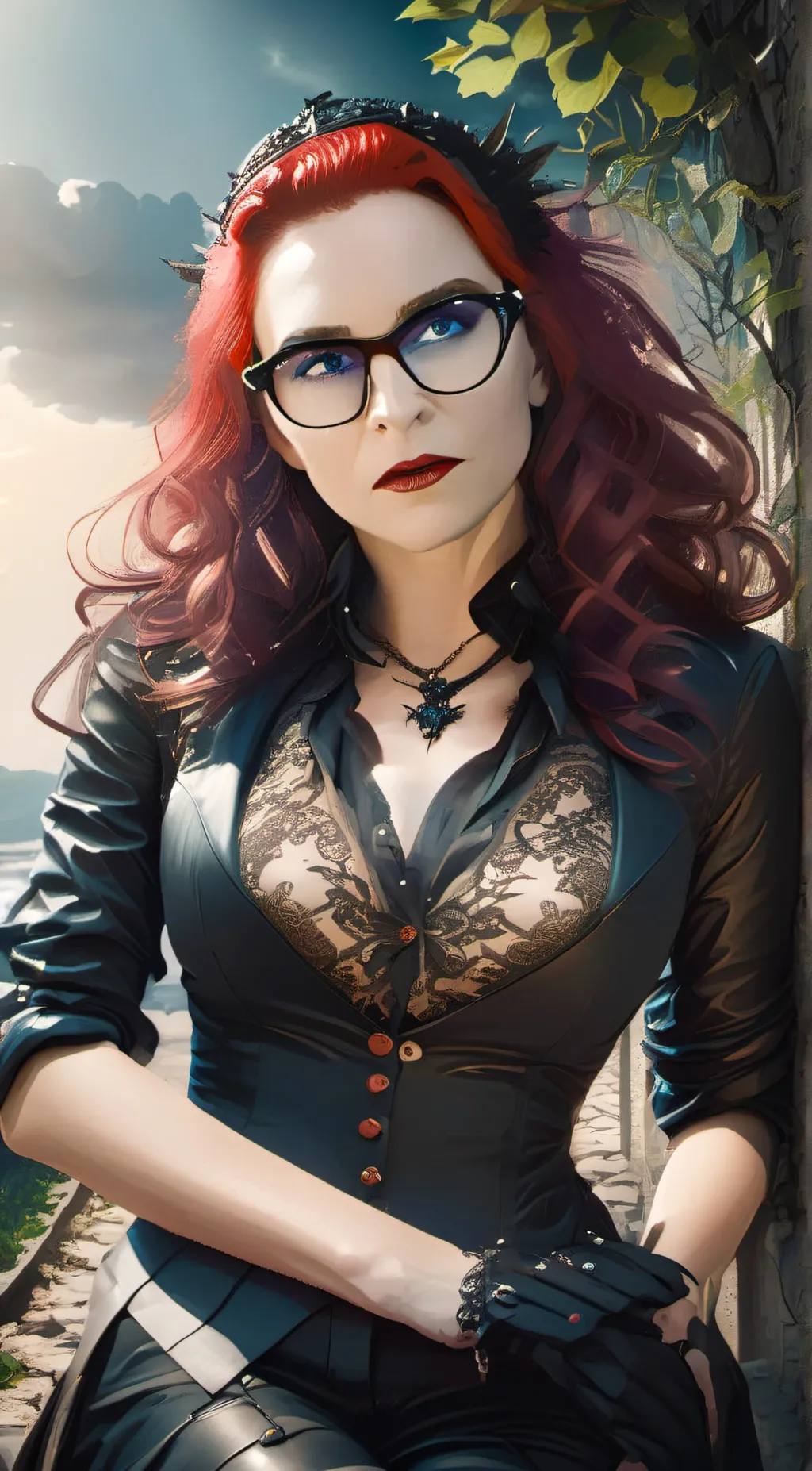 ai character: Aria background