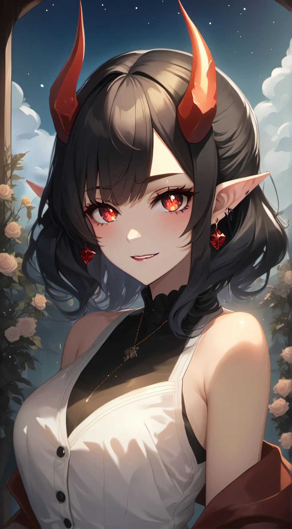 ai character: Cindy demon background