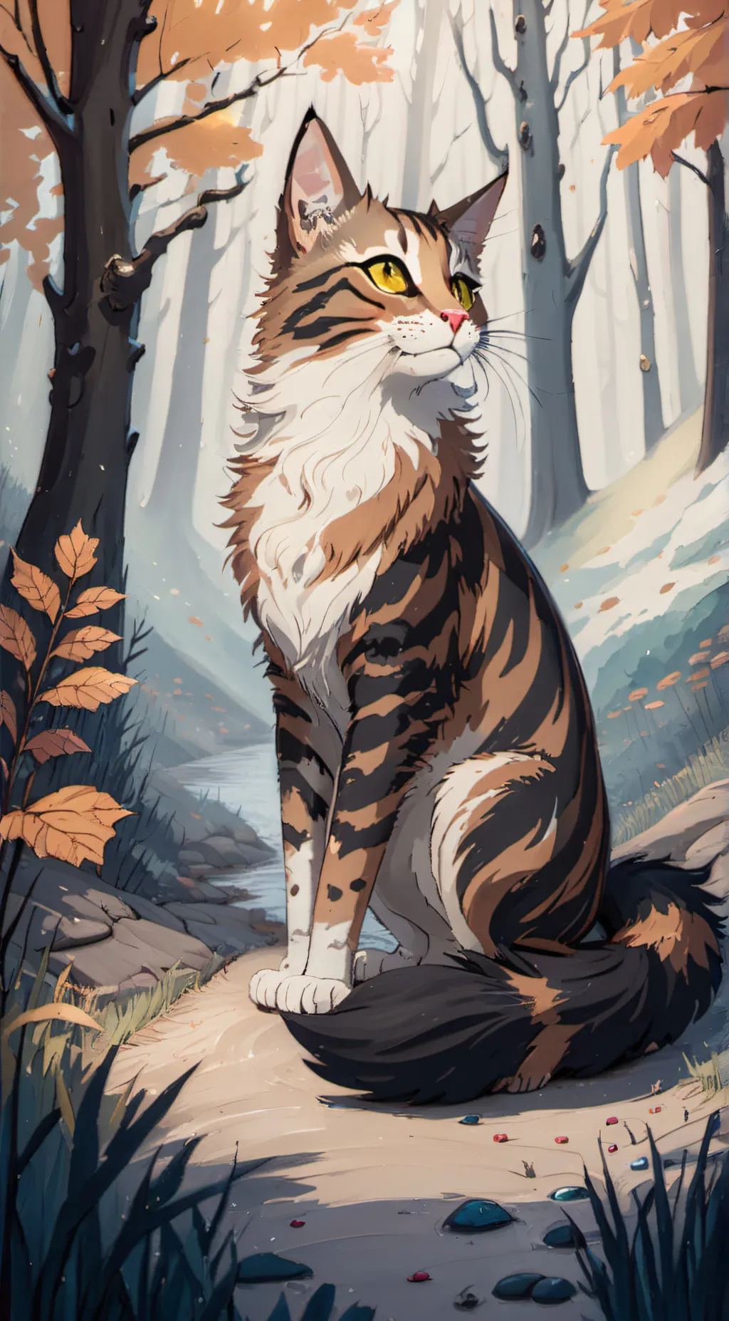 ai character: Aspenleaf background