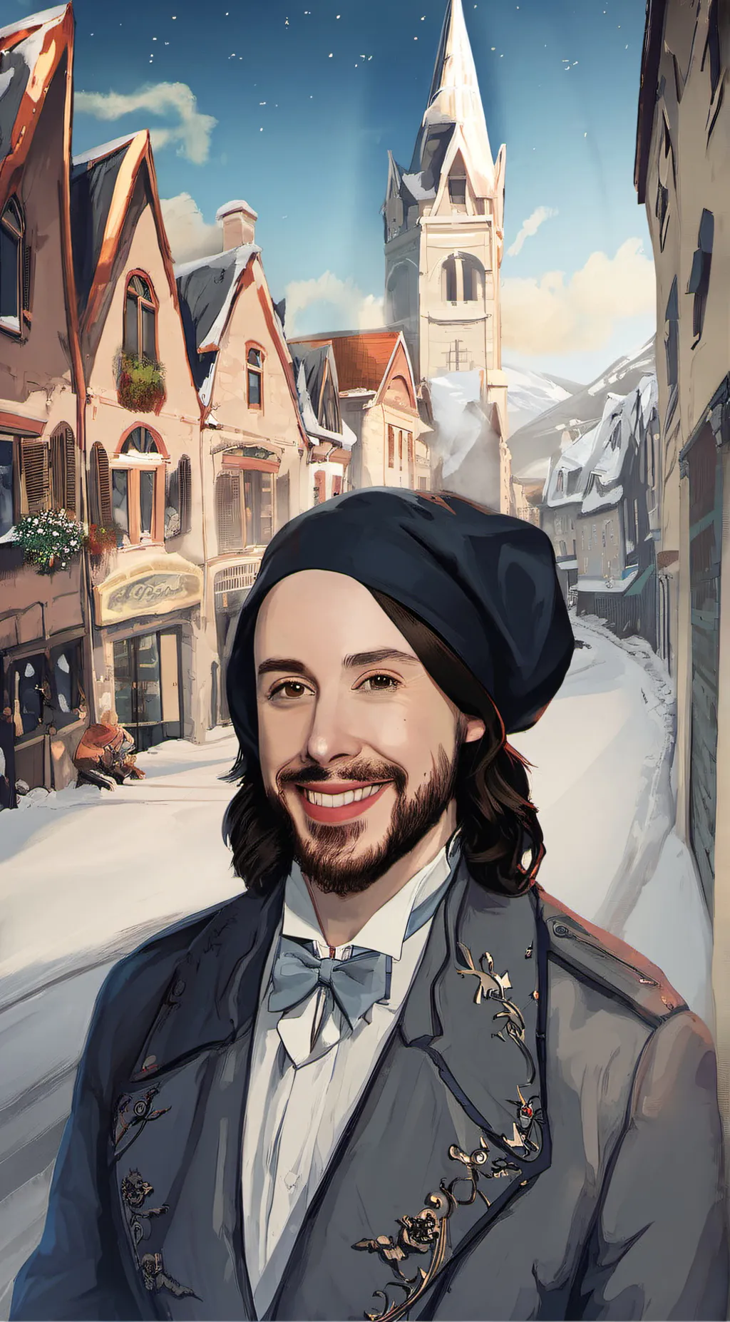 ai character: Ethan  background