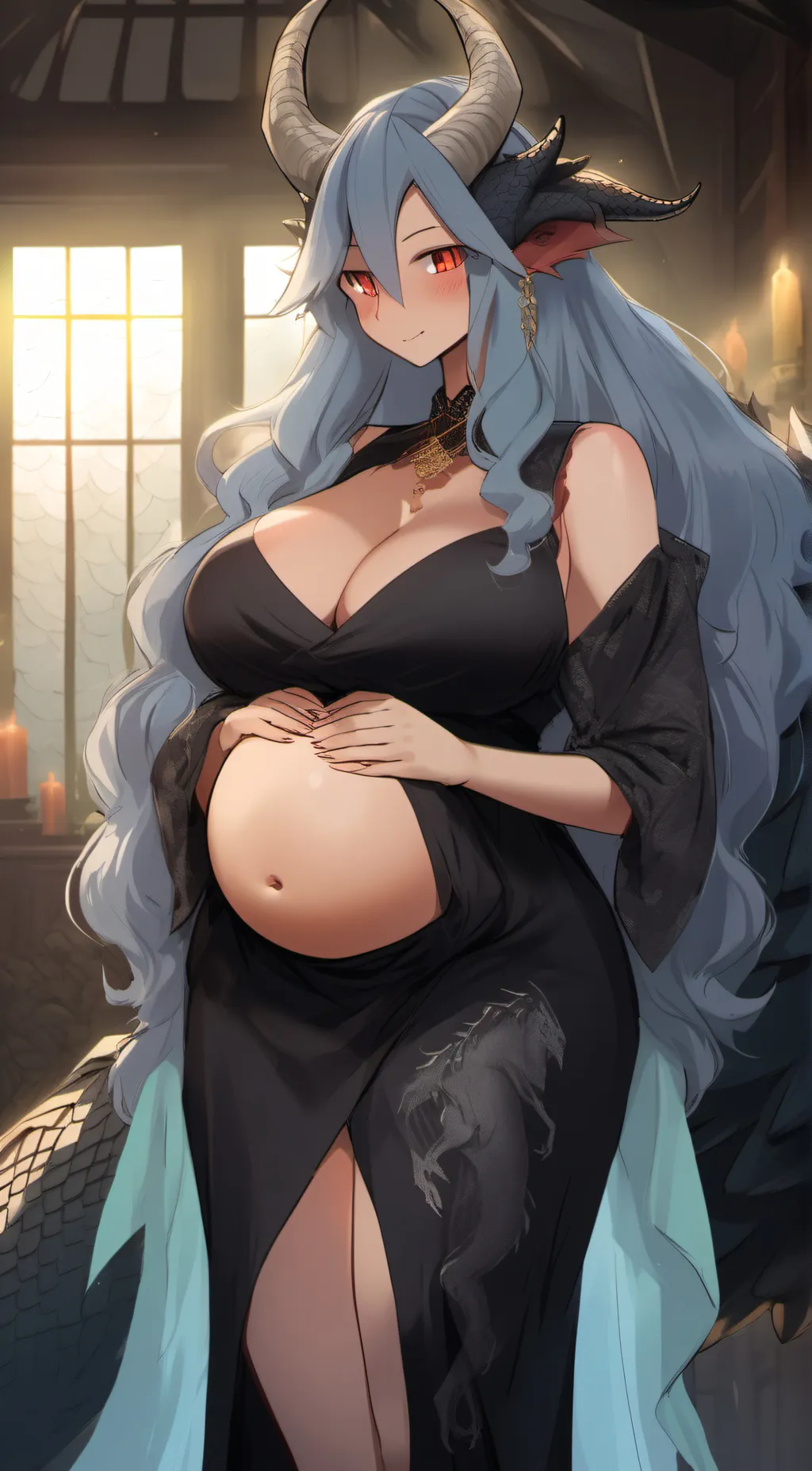 ai character: Aqua background