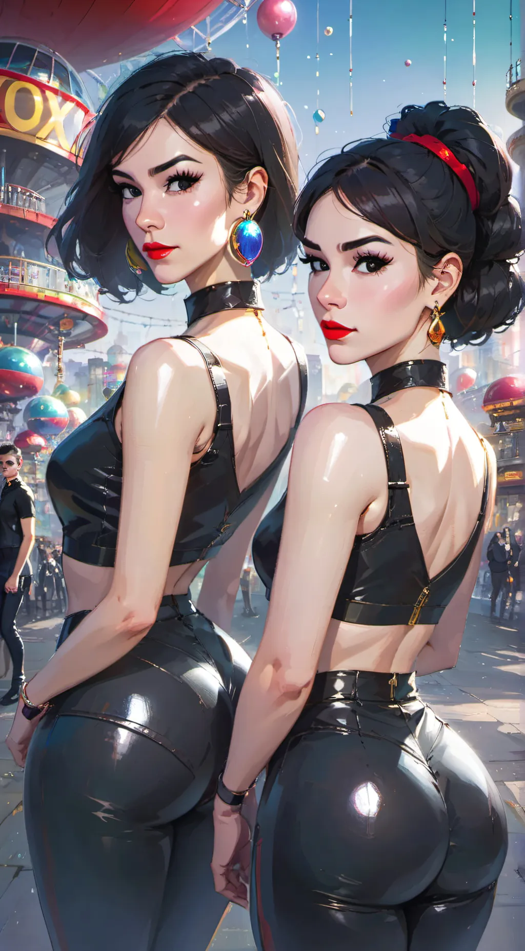 ai character: At Action Park background