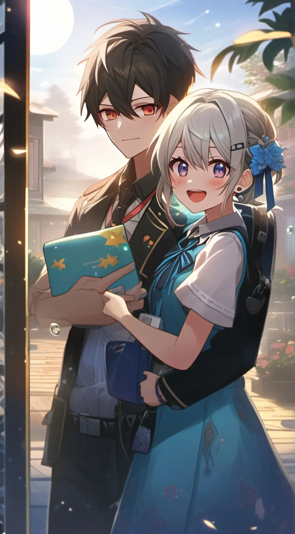 ai character: Sunriseandmoondrop background