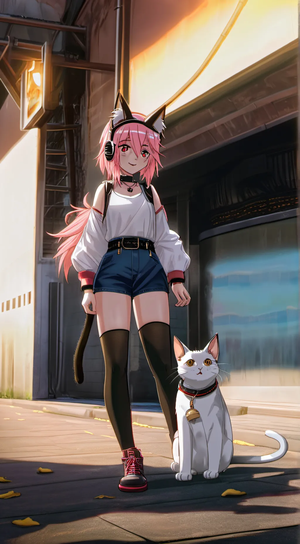 ai character: uwu cat background