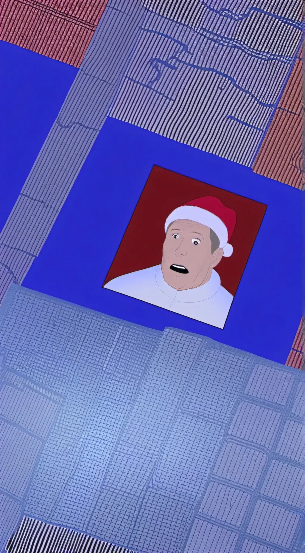 ai character: Santa dean background