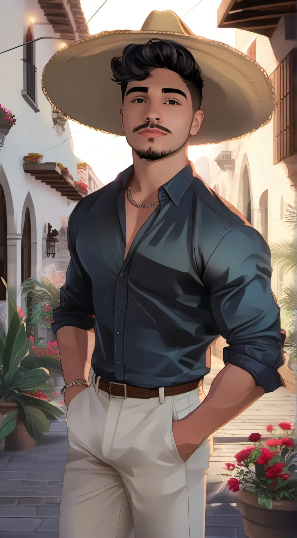 ai character: Sam background