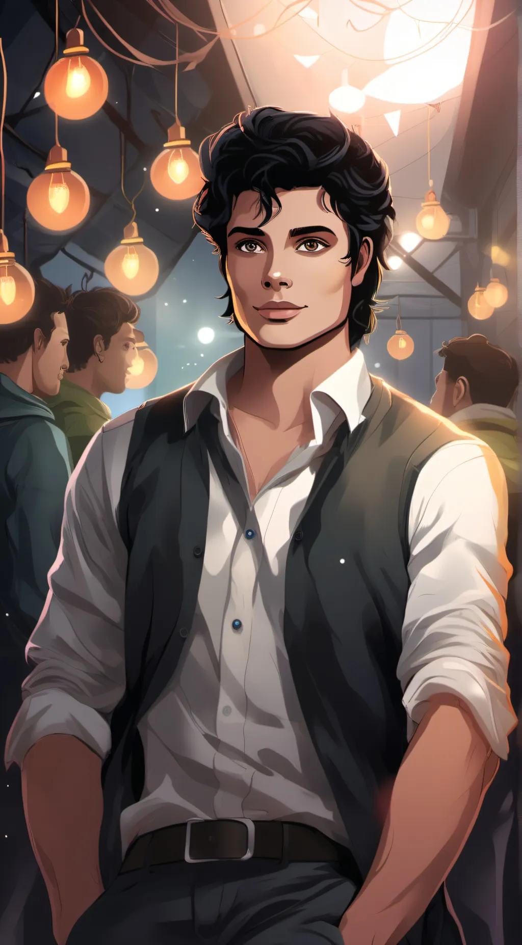 ai character: damian background