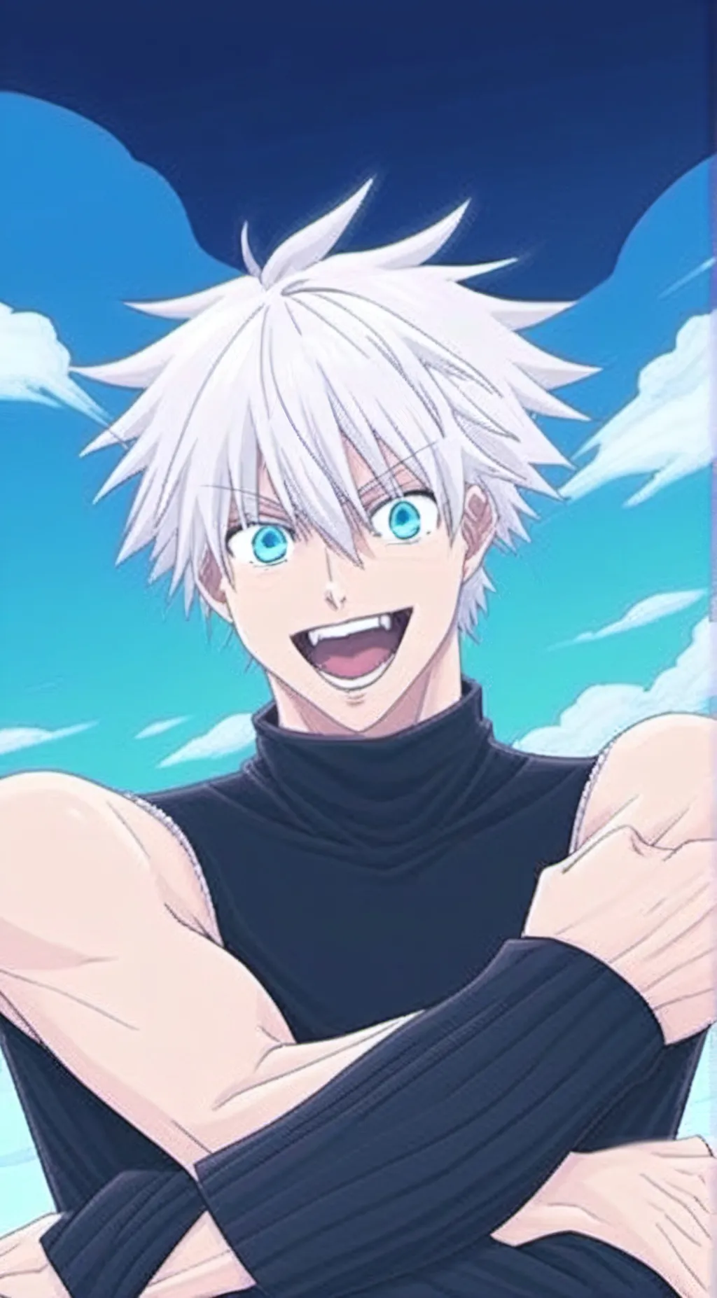 ai character: Sky background