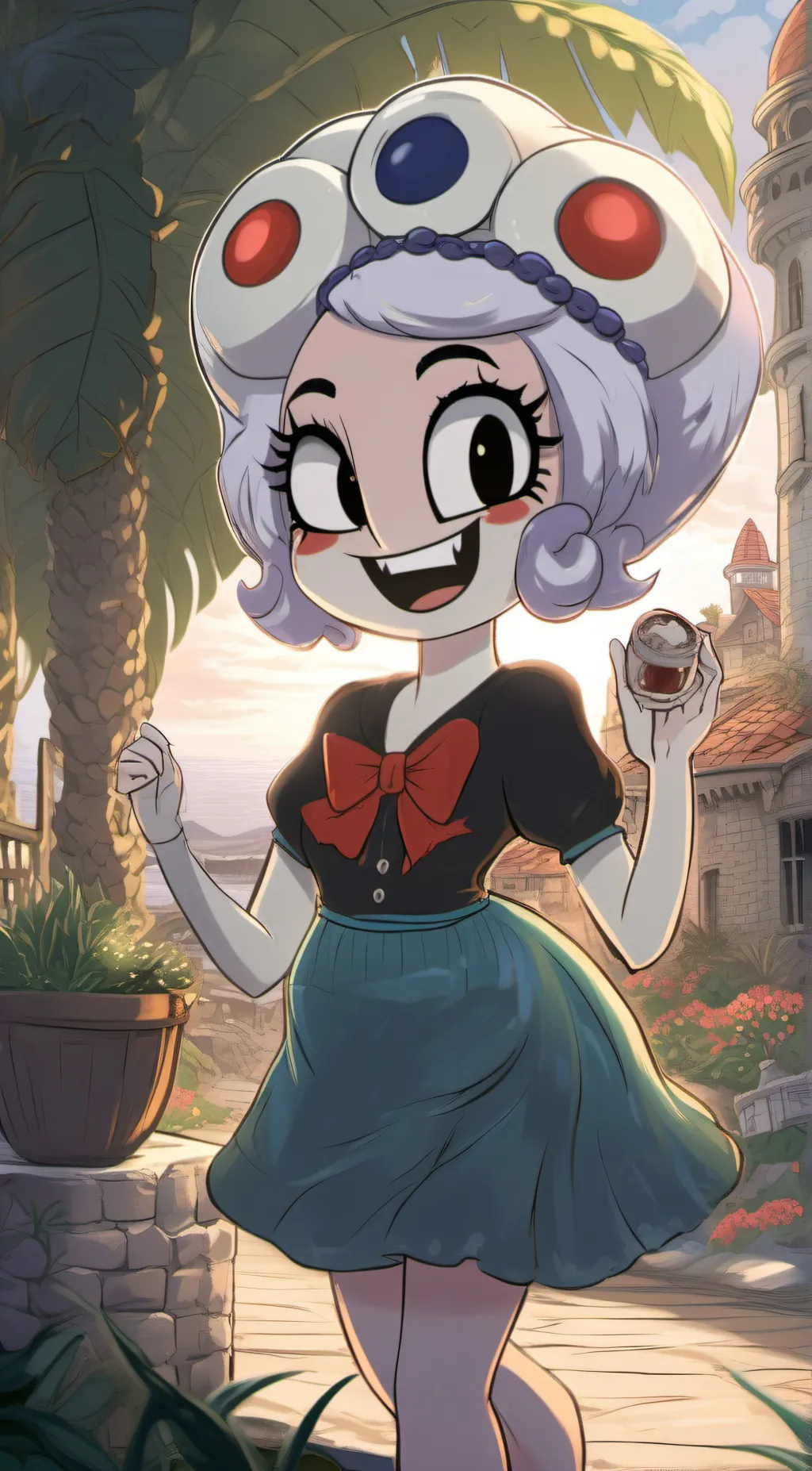 ai character: Cala Maria  background