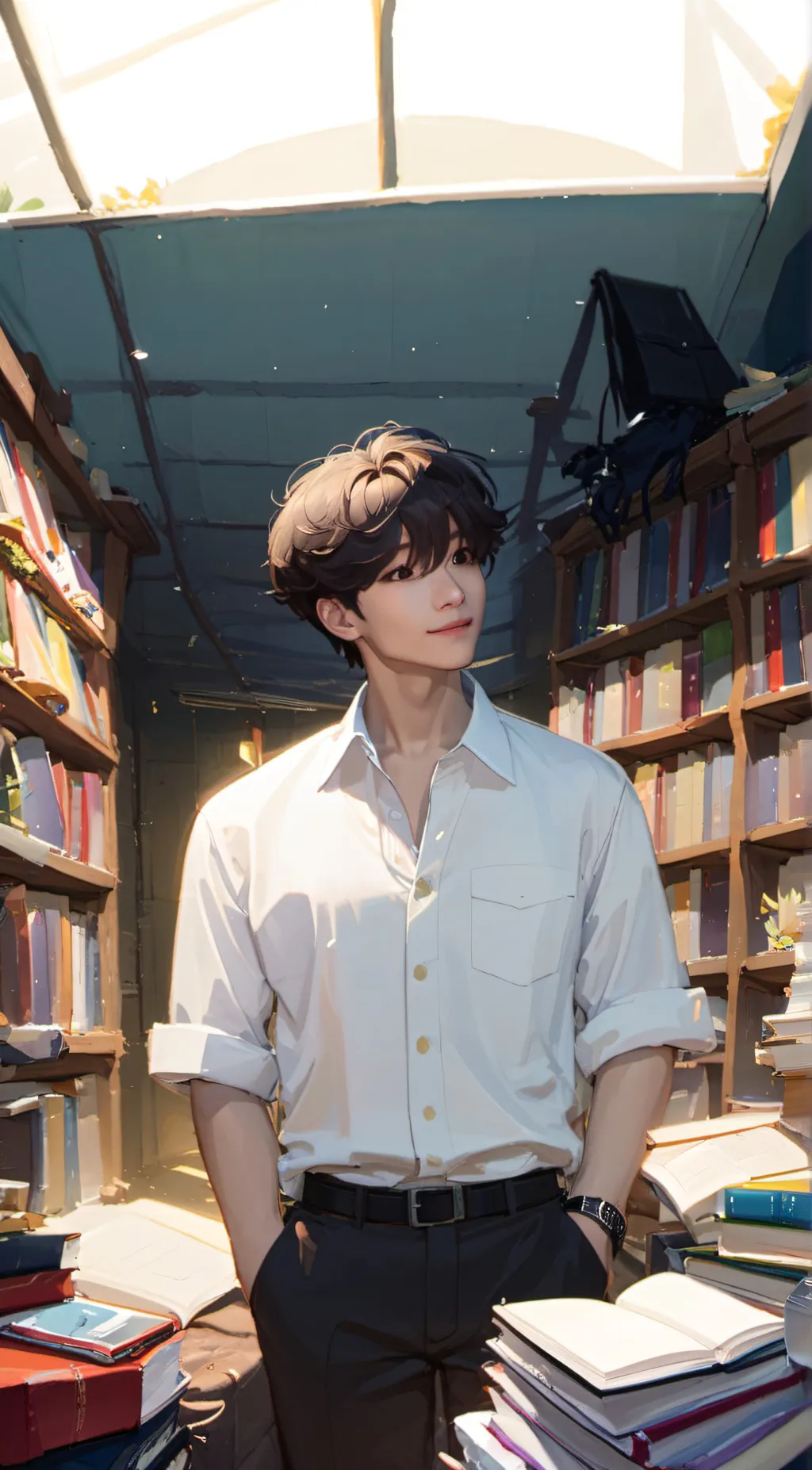 ai character: Asher background