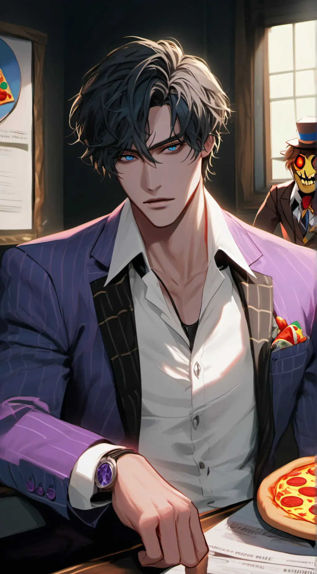 ai character: William Afton background