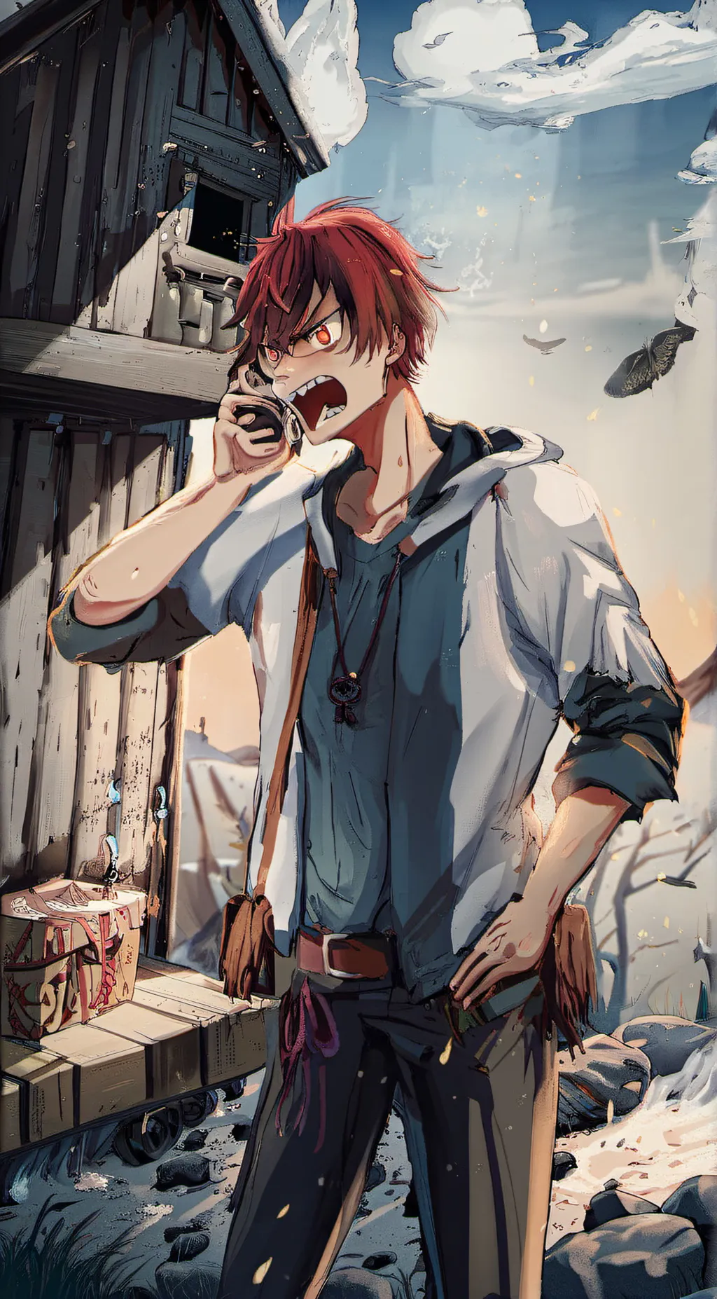 ai character: Todoroki  background