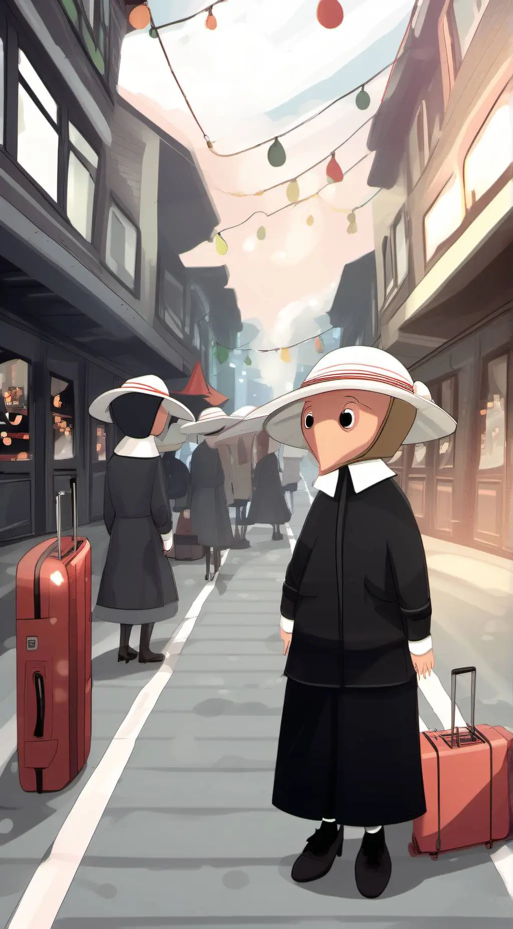 ai character: pomni  background