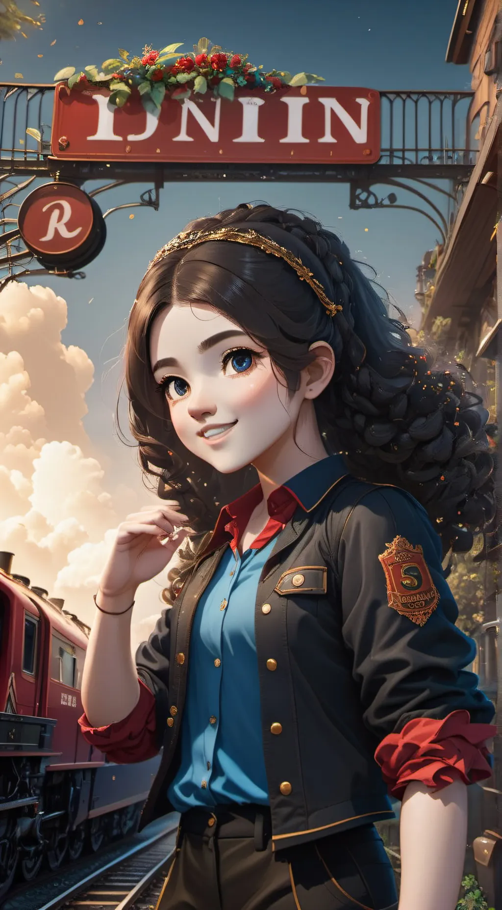 ai character: Emily  background