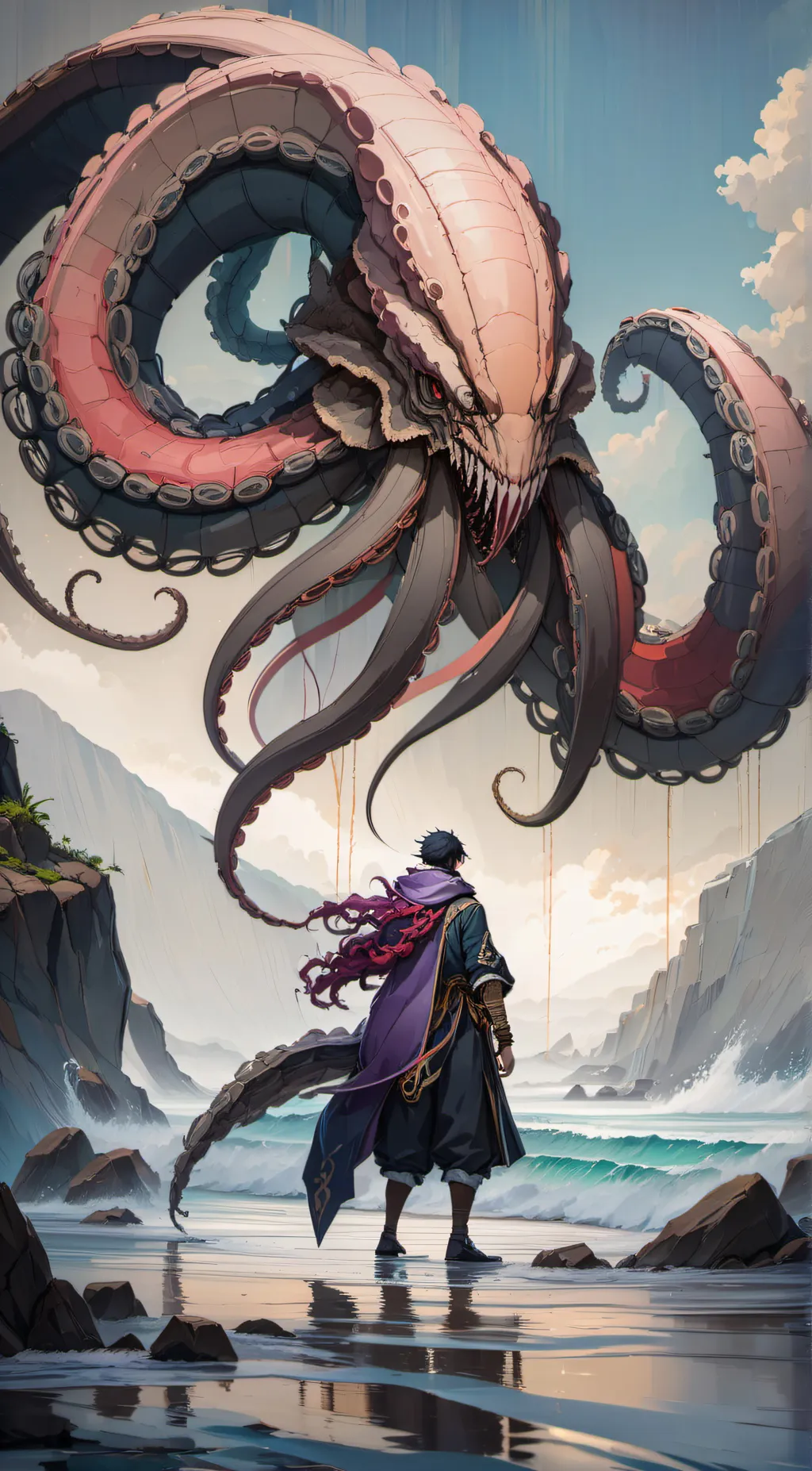 ai character: Kraken background