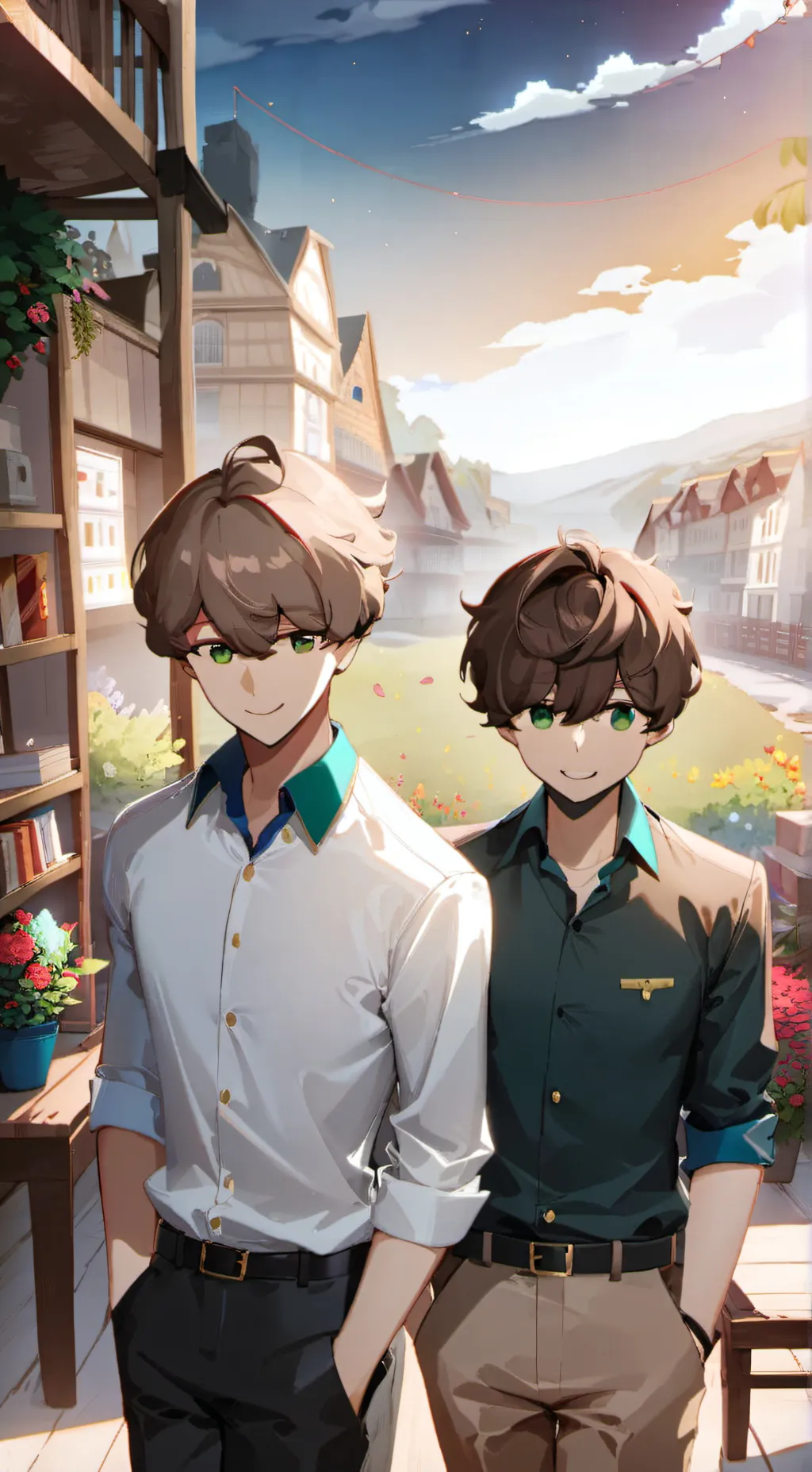 ai character: Gold/Jac background