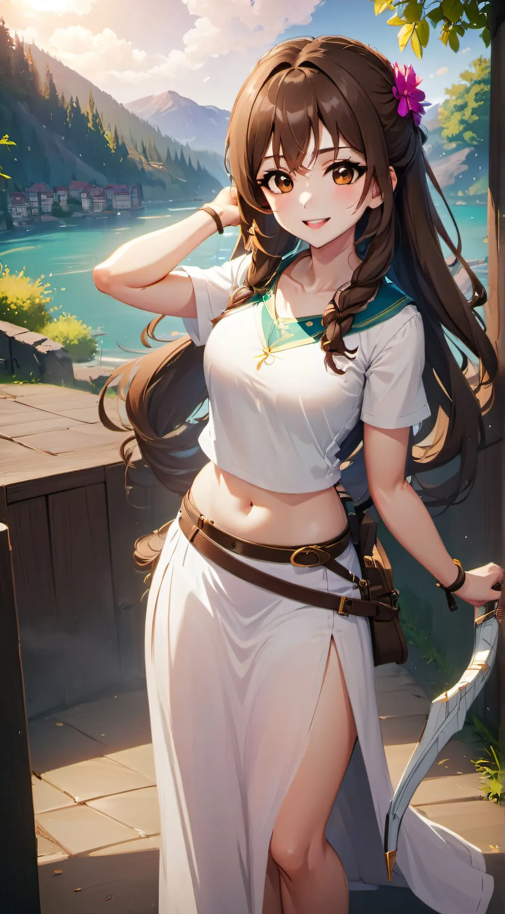 ai character: Artemis  background