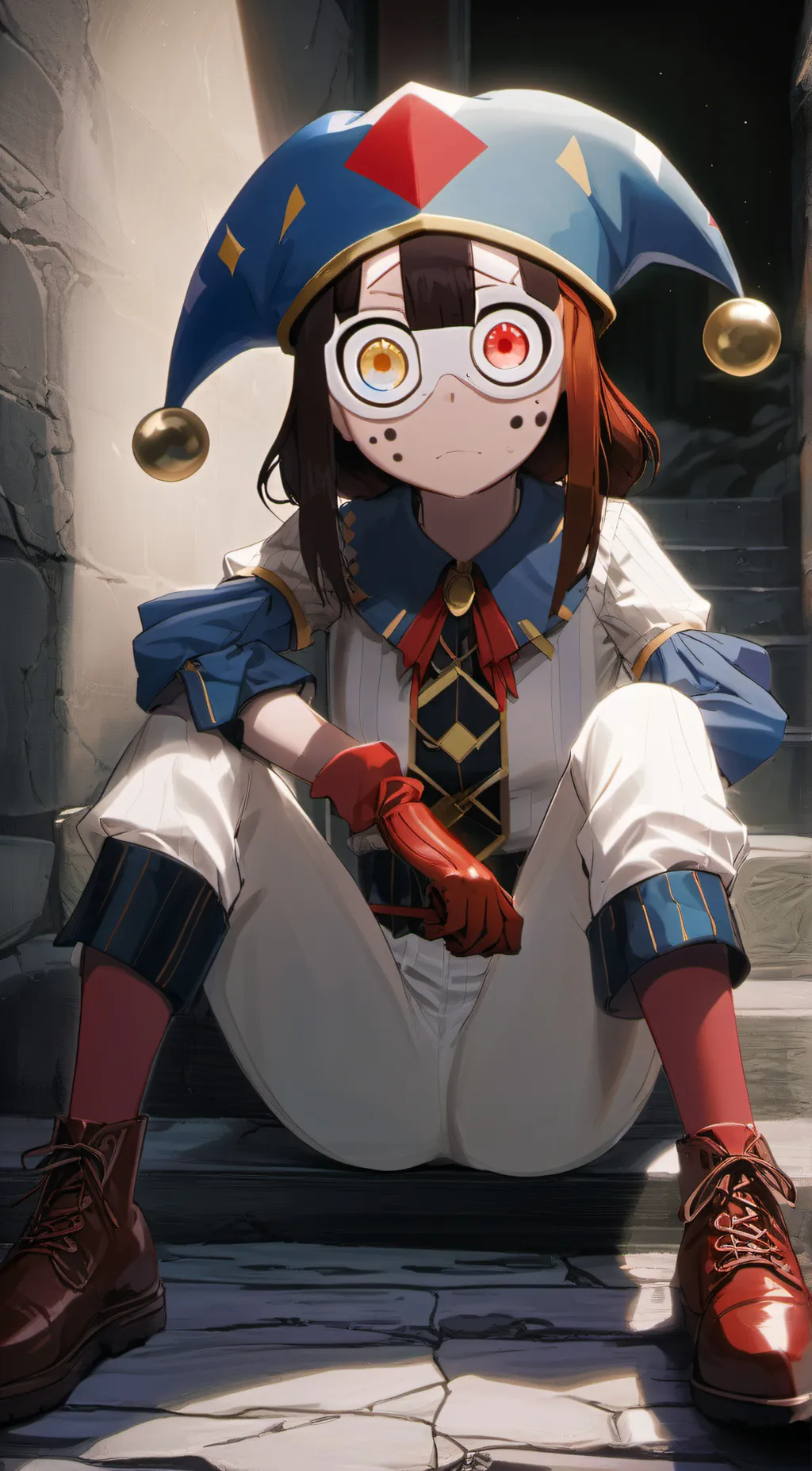 ai character: Pomni background