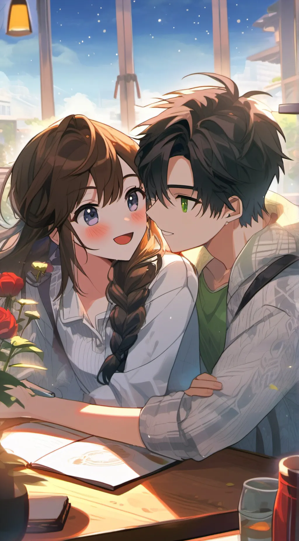 ai character: Roomate and bf background