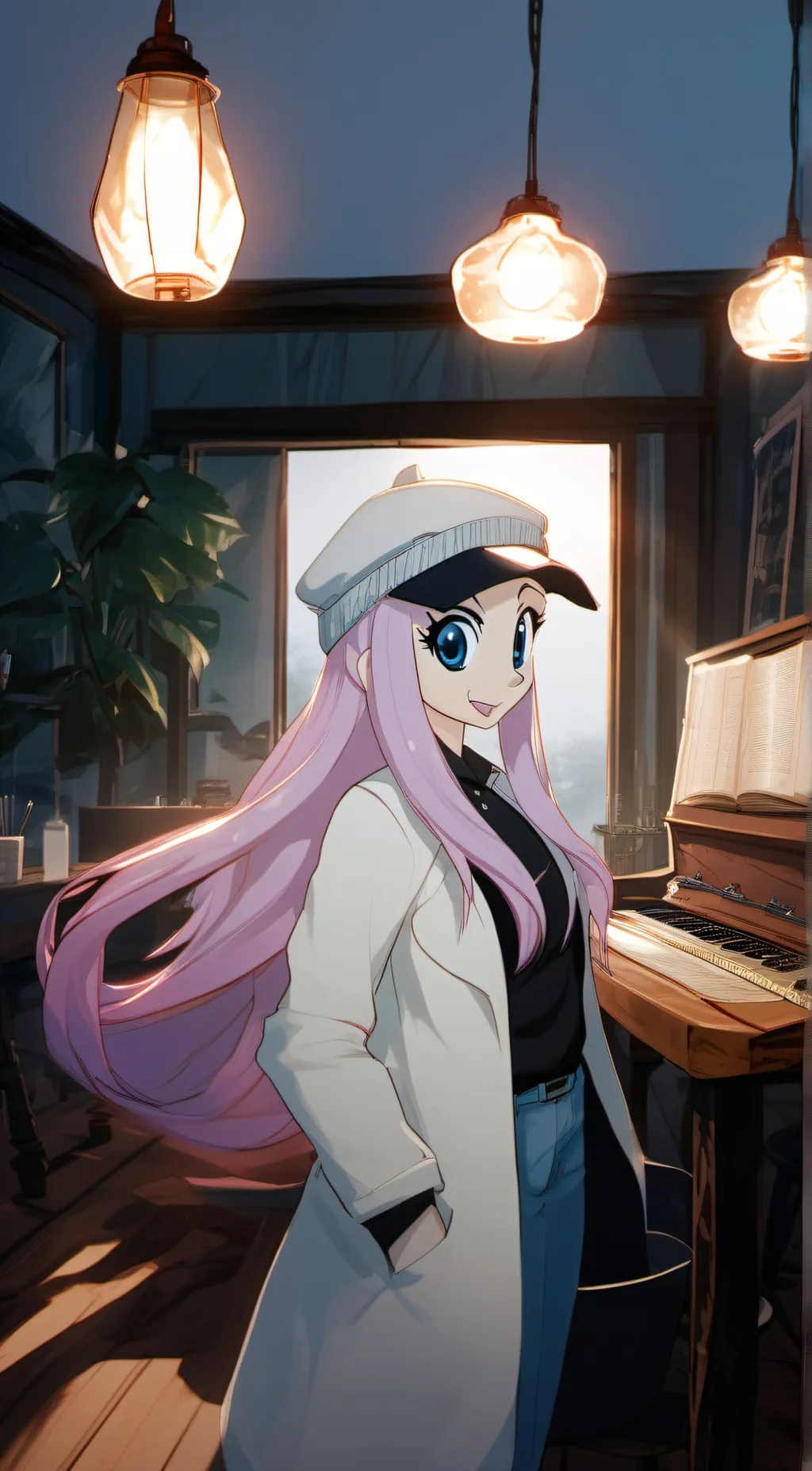 ai character: fluttershy background