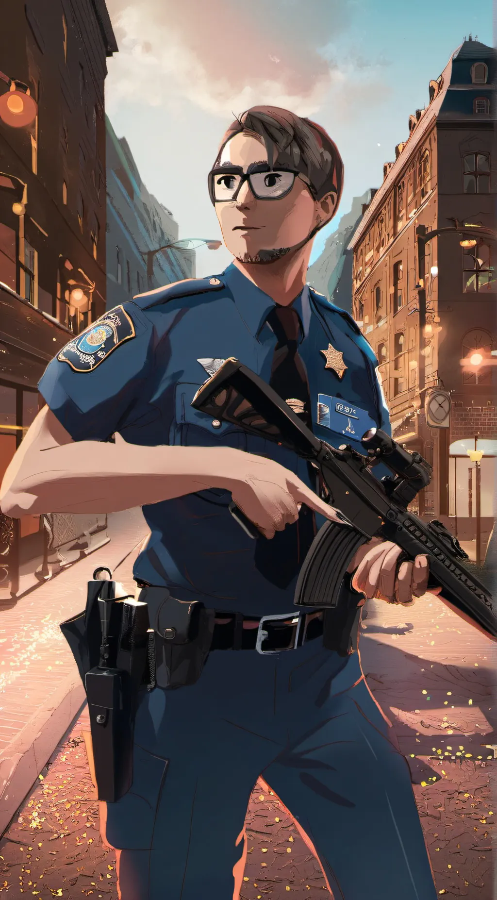 ai character: officer jason background