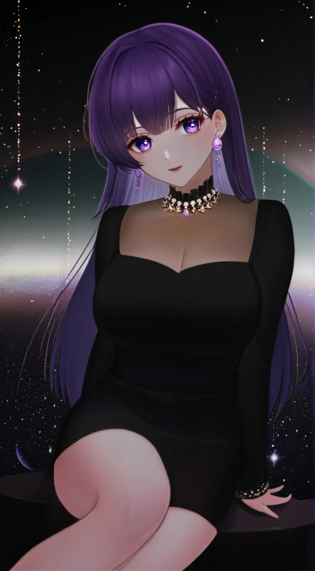 ai character: Luna background