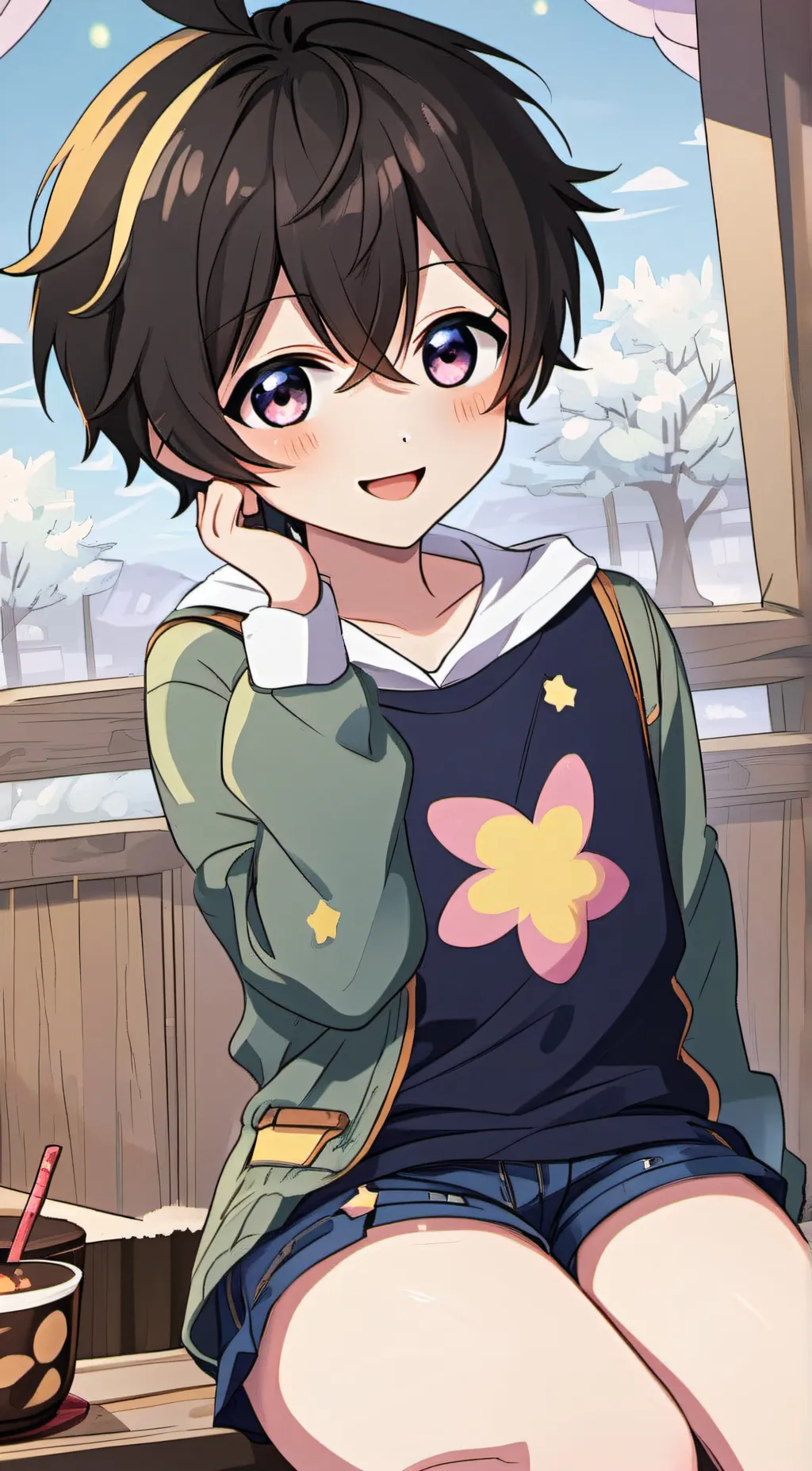 ai character: Leo background